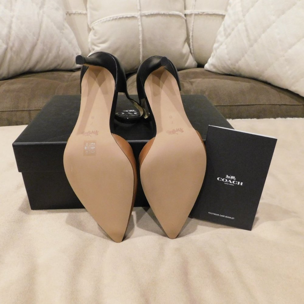 NIB COACH Seline D'Orsay Pumps 7M - Picture 4 of 5